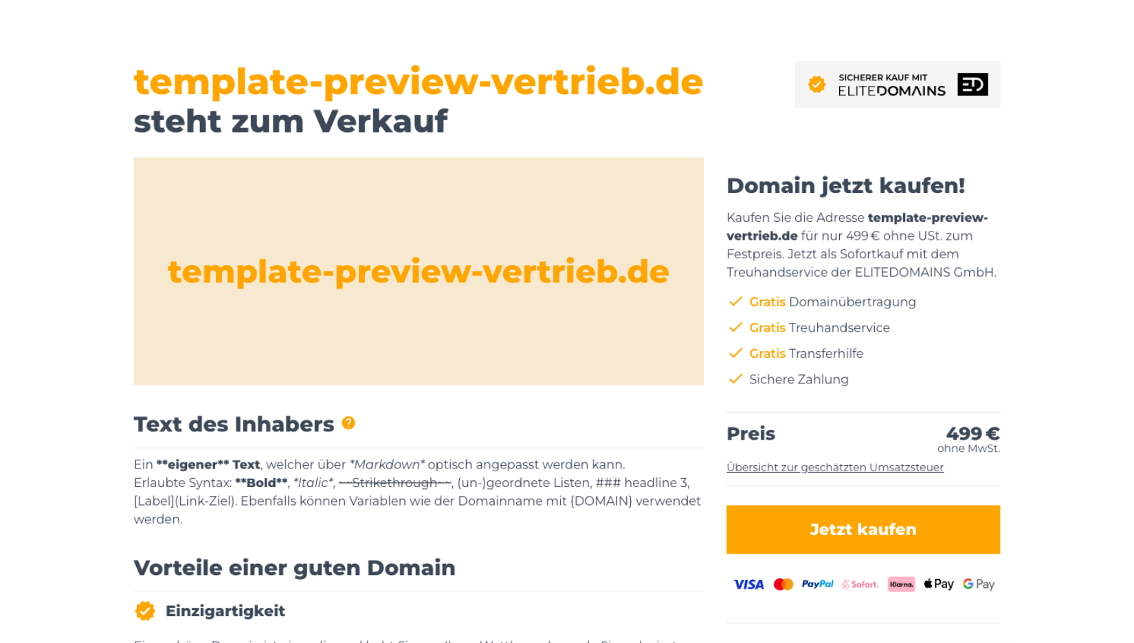 Vertrieb